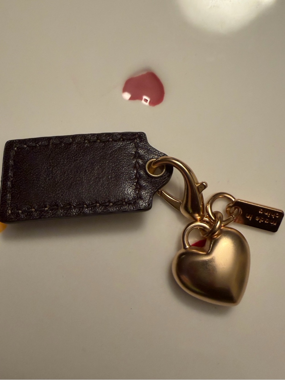 Coach Heart Charm Euc (bundle) - Picture 5 of 5